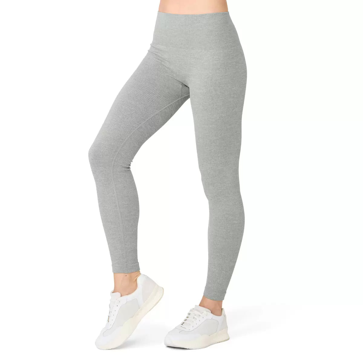 LEMON - Paquet de 2 Leggings Côtelés pour Femme-ribbed-legging-pack-women's-costco-7854000-brun-brown-gris-grey-3