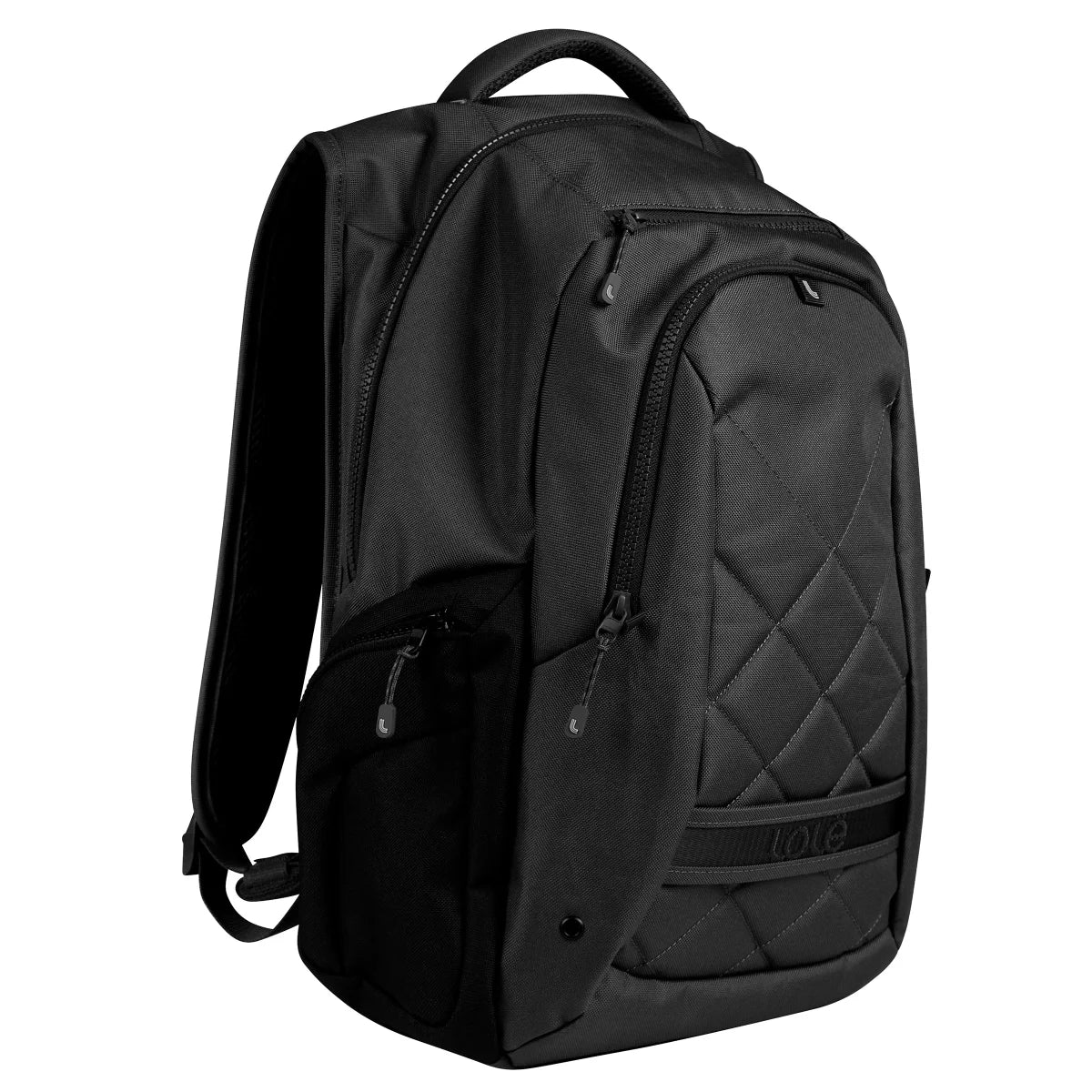 LOLË 18" Padded Laptop Backpack – Sleek Recycled Design For Work, School & Travel