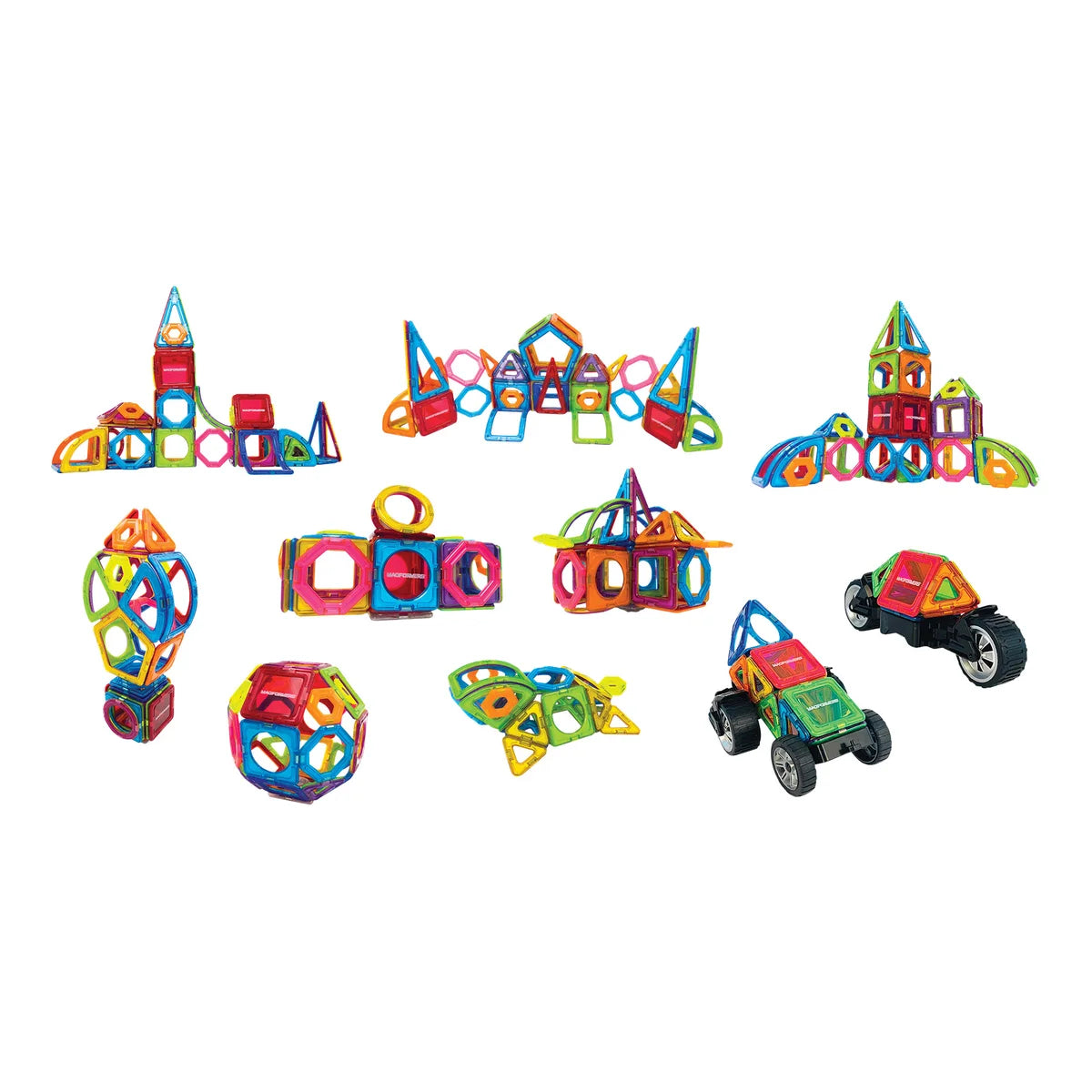 MAGFORMERS - Jeu de Construction Magnétique de 122 Pièces-magnetic-construction-set-pieces-costco-1824539-3