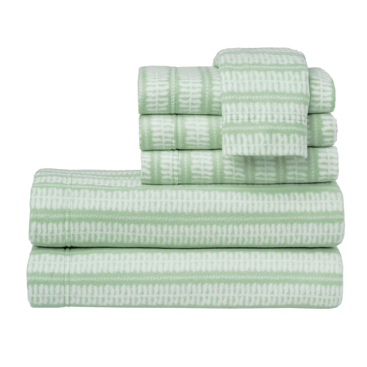 martha-stewart-ensemble-draps-micropolaire-6-pièces-piece-sheet-set-microfleece
