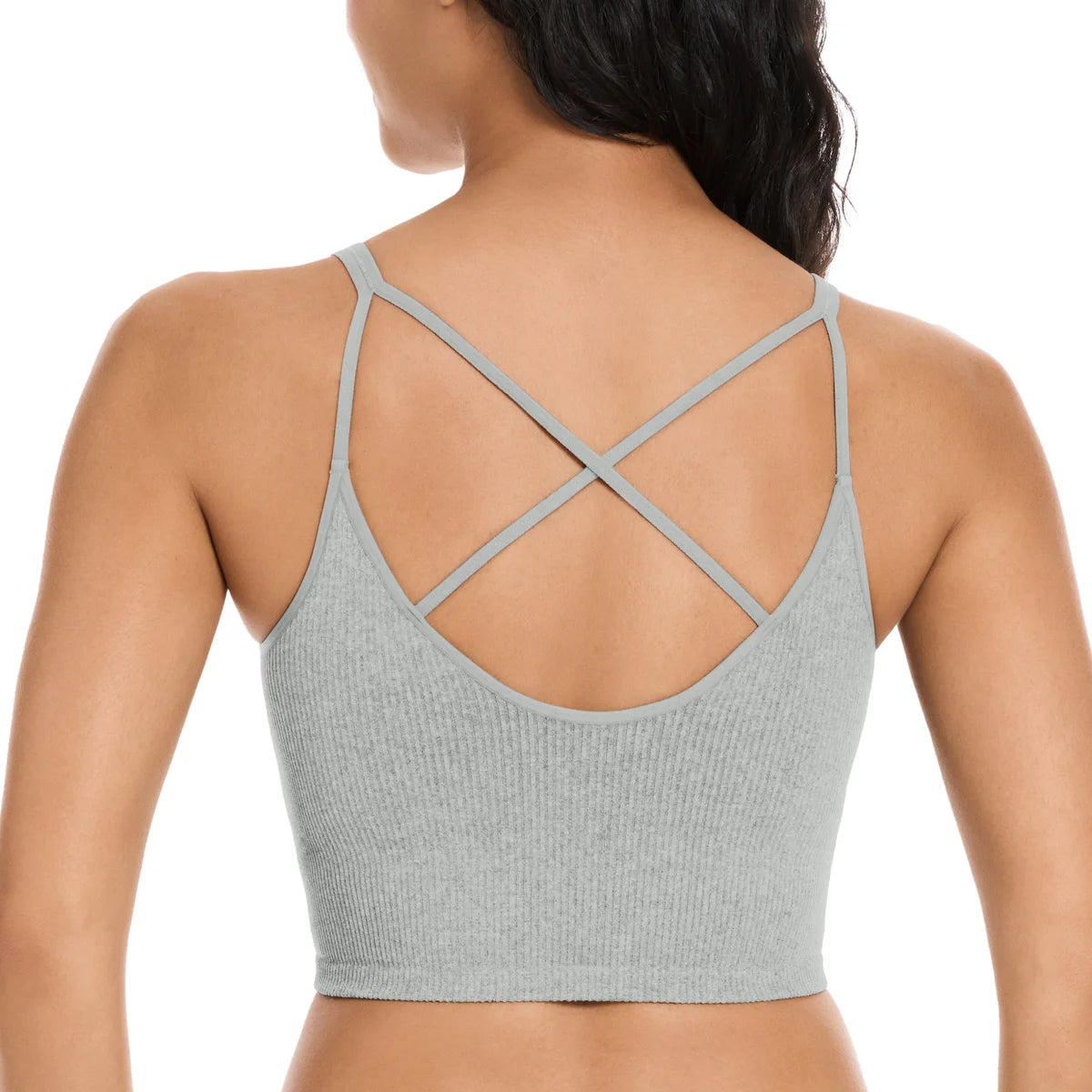 LEMON - Paquet de 2 Soutiens-Gorge de Yoga Côtelé-ribbed-yoga-bra-pack-costco-2843810-grey-gris-noir-black-6