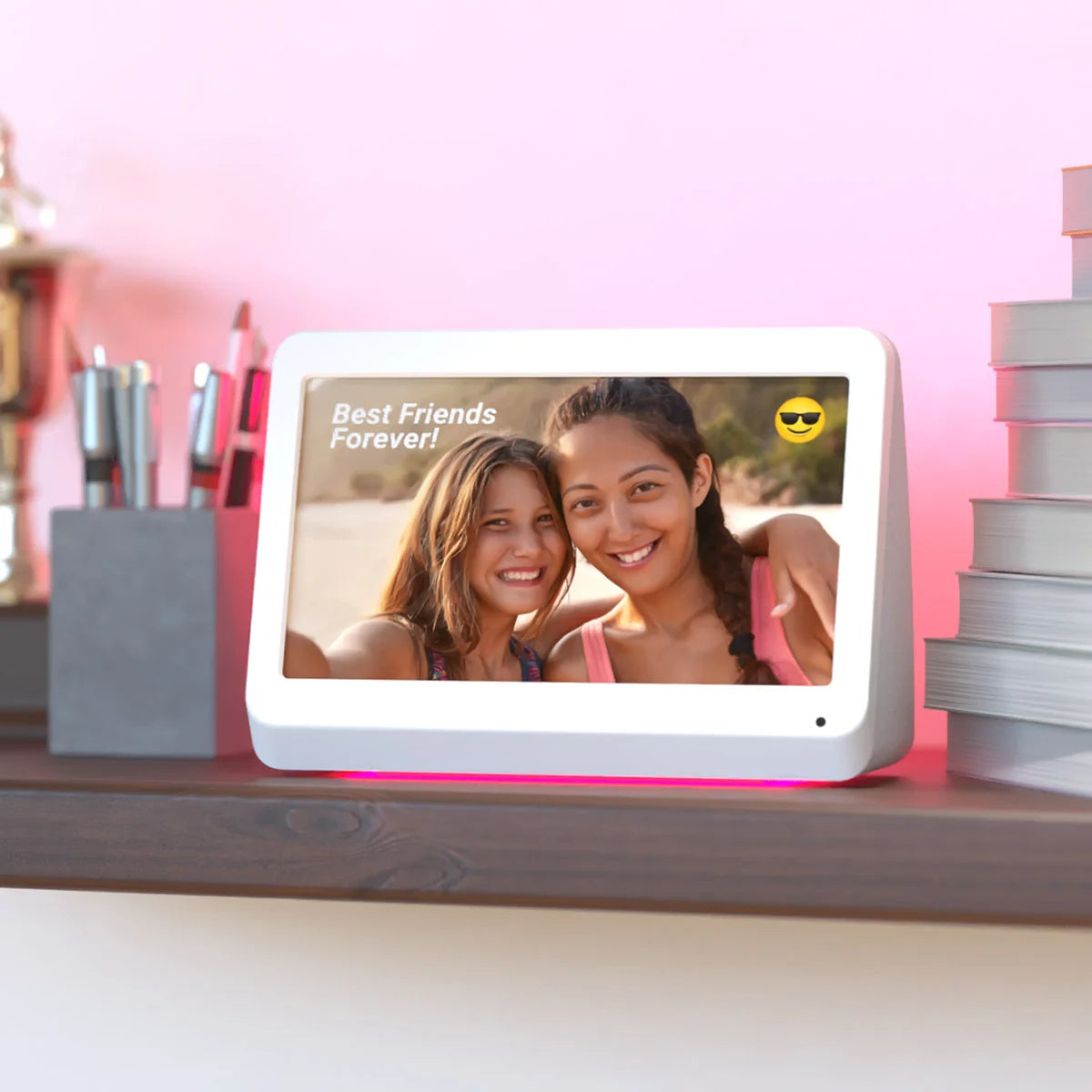 MYLUMA - Cadre Photo Numérique LED Wi-Fi de 7 po PhotoShare *Boite Ouverte*-7 in. LED Wi-Fi Digital Frame-costco-1944579-5