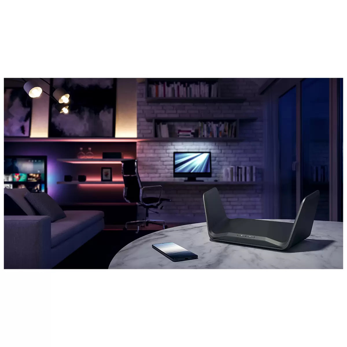 NIGHTHAWK - Routeur Wi-Fi Tribande à 8 Canaux AX8-ax6600-rax70-stram-tri-band-wifi-router-costco-1110563-6
