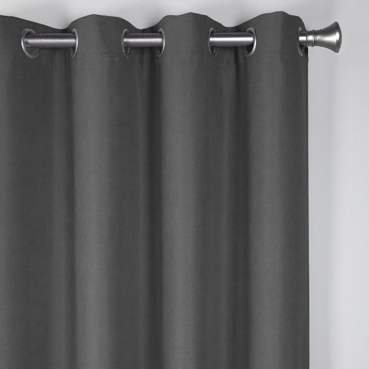SUN+BLK - Ensemble de 2 Rideaux Totalement Obscurcissant Nantes-blackout-total-curtain-panel-pair-costco-4595113-dark-grey-gris-foncé-2