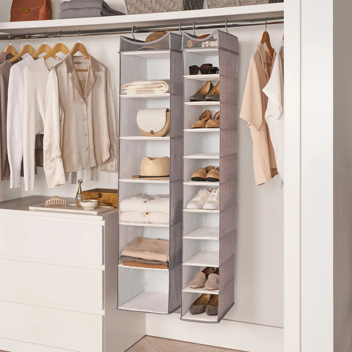 NEATFREAK - Set of 2 Hanging Closet Organizers