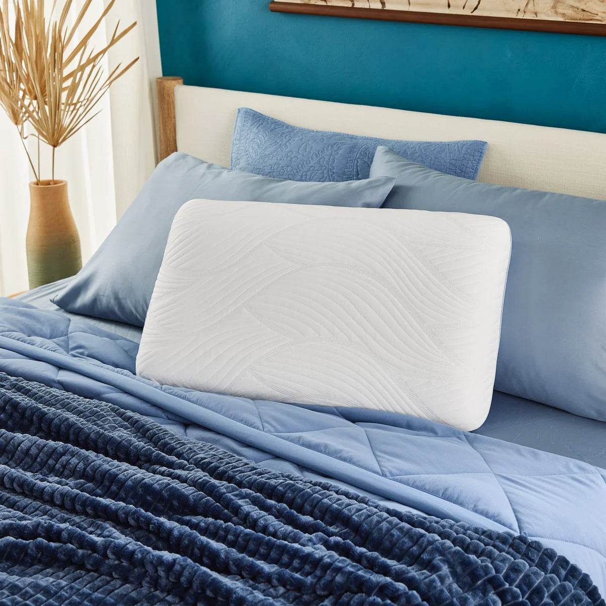 NOVAFORM - Oreiller en Mousse Viscoélastique Injectée de Gel Soothing Cool Plus-gel-memory-foam-pillow-costco-3957635-3