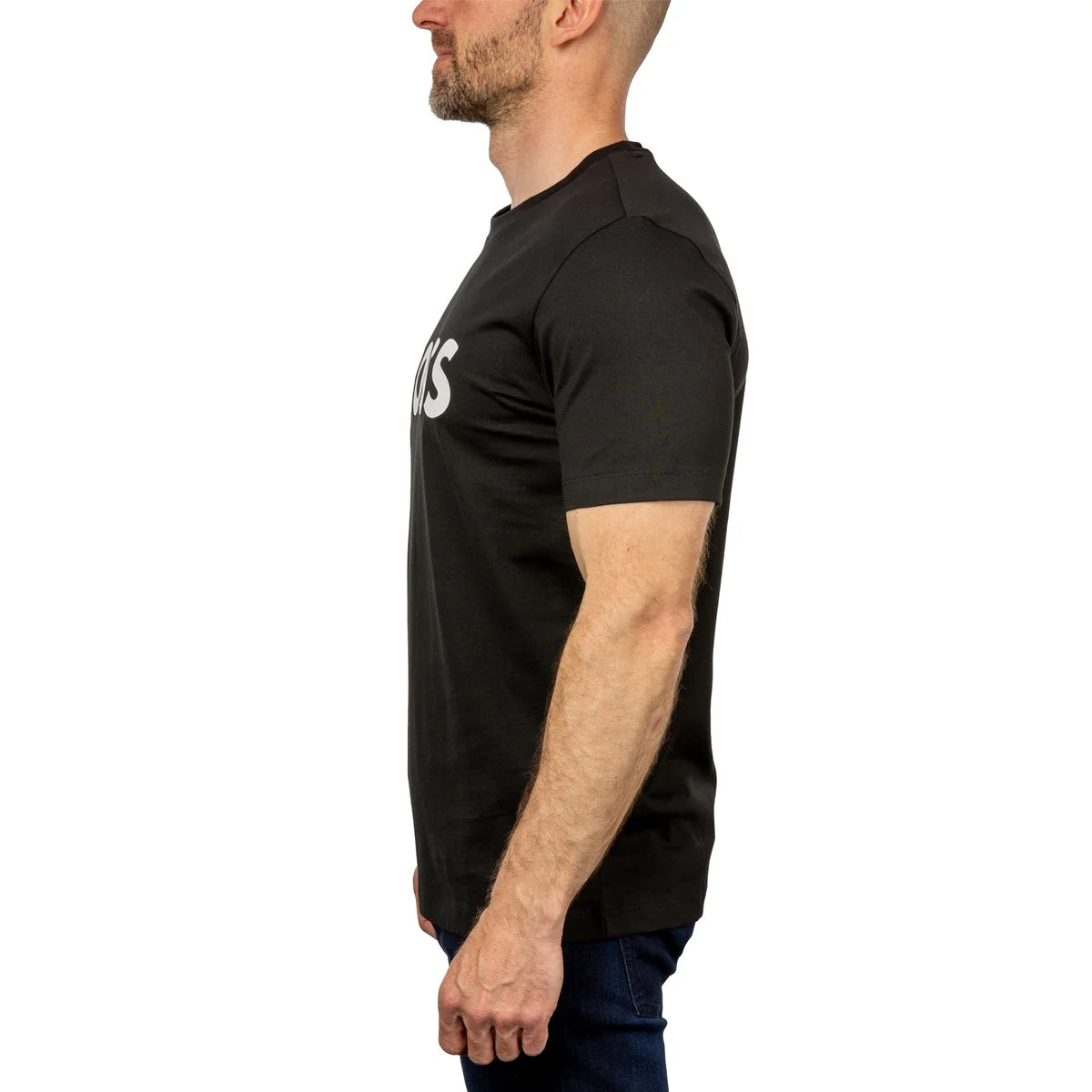 HUGO BOSS - Chandail à Manches Courtes pour Homme Tiburt-men's-short-sleeve-t-shirt-costco-1816155-noir-black-2