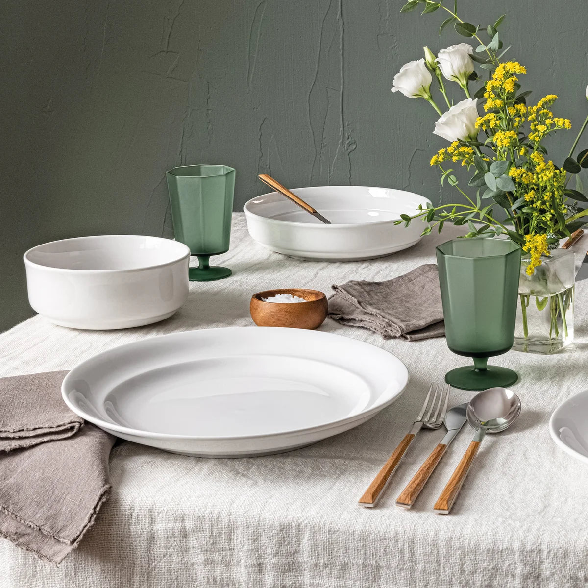 OVER & BACK - Service de Vaisselle de 12 Pièces en Porcelaine -pocerlain-dinnerware-set-costco-1796157-6