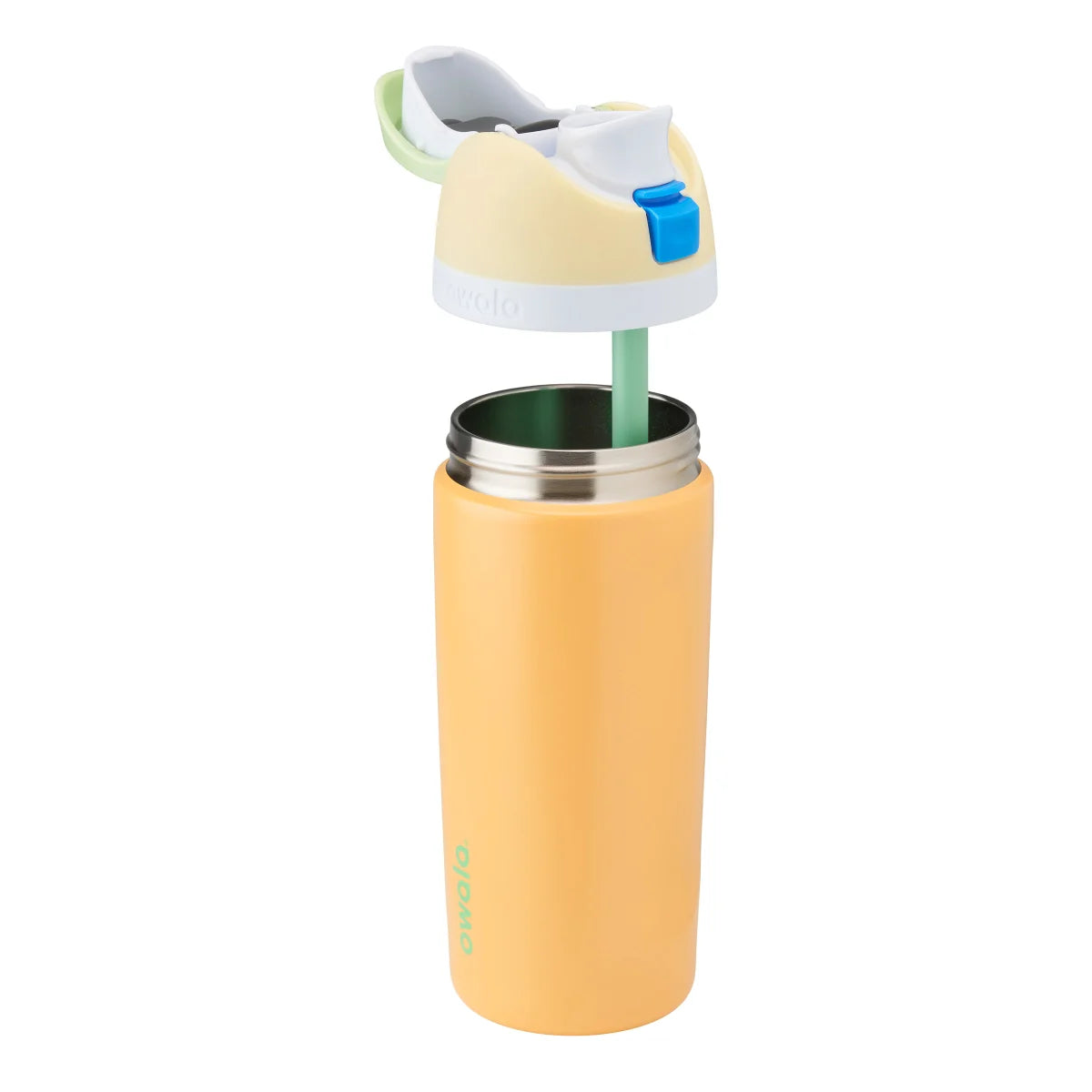 OWALA - Ensemble de 2 Bouteilles d'Eau en Acier Inoxydable FreeSip de 473 ml-pack-stainless-steel-water-bottles-costco-1856617-jaune-yellow-4