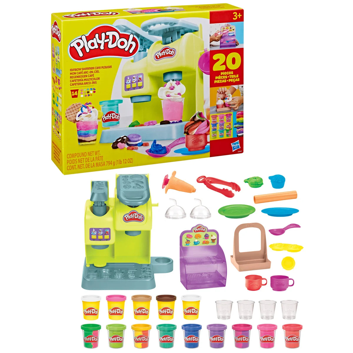 PLAY-DOH-MON-CAFÉ-ARC-EN-CIEL-RAINBOW-SHIMMER-CAFE-PLAYSET-COSTCO-1739869-3