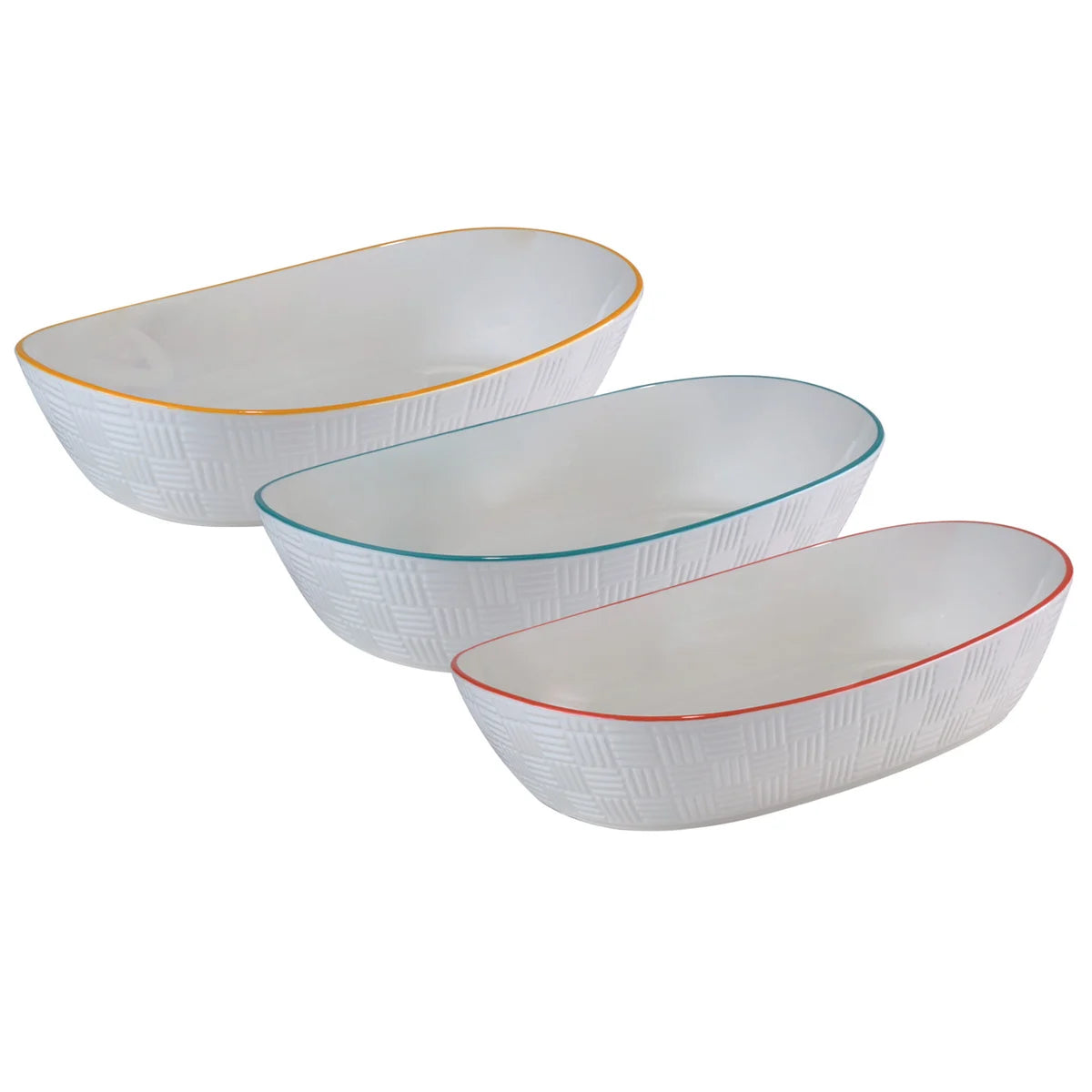Set of Porcelain Serving Bowls