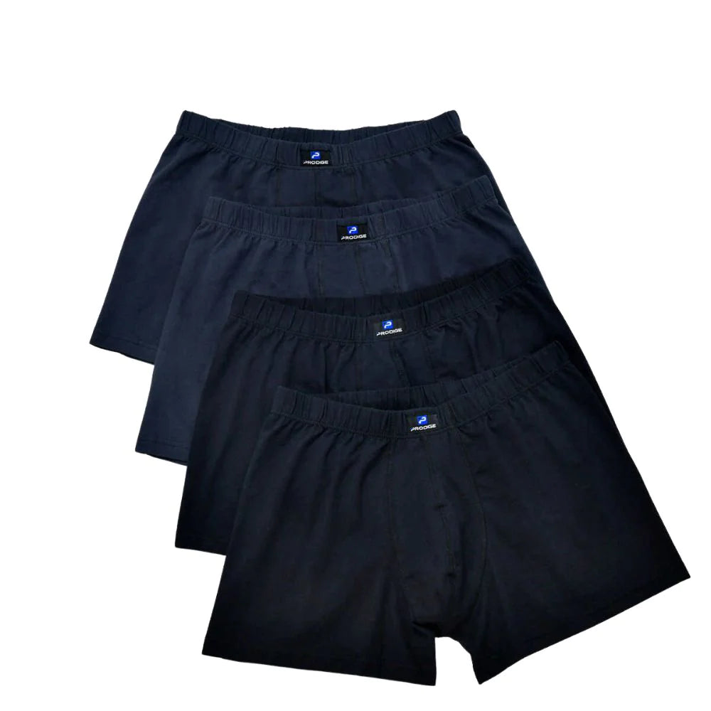 prodige-paquet-4-caleçons-boxeurs-extensibles-low-rise-performance-streach-boxer-shorts