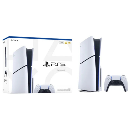 SONY - Ensemble Console Standard Disque PlayStation 5 et Manette Sans Fil DualSense *Tel Quel* | PlayStation 5 Standard Disc Console Bundle with Midnight Black DualSense Wireless Controller *As Is*