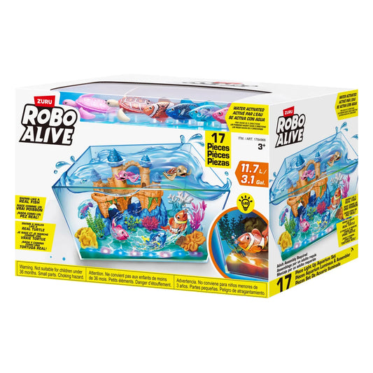 ZURU - Ensemble de Jeu d'Aquarium de Poissons Robo Alive-fish-tank-playset-costco-1784966-2