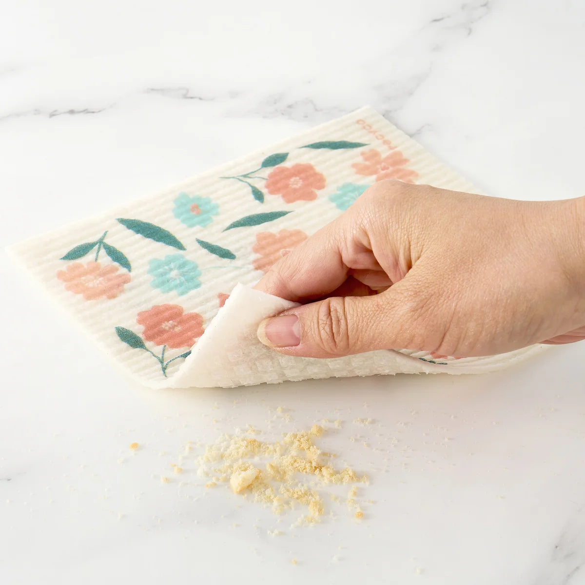 RECYCO - Ensemble de 12 Torchons Suédois-swedish-dishcloths-costco-1796215-orange-rose-pink-4