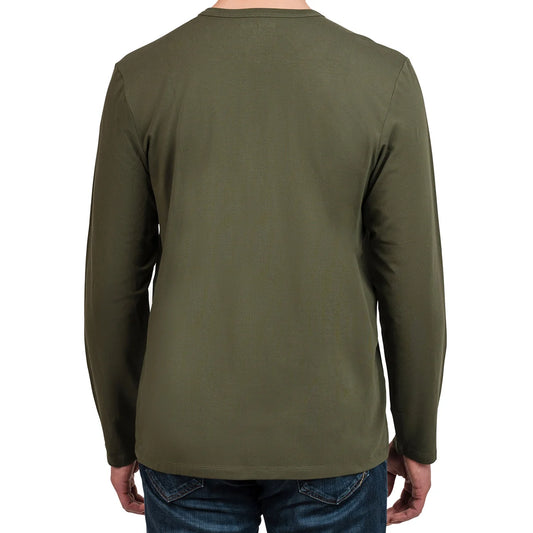 Rough Dress - T-Shirt Basique à Manches Longues pour Homme-Mens-long-sleeve-tshirt-1905520-1918038-vert-green