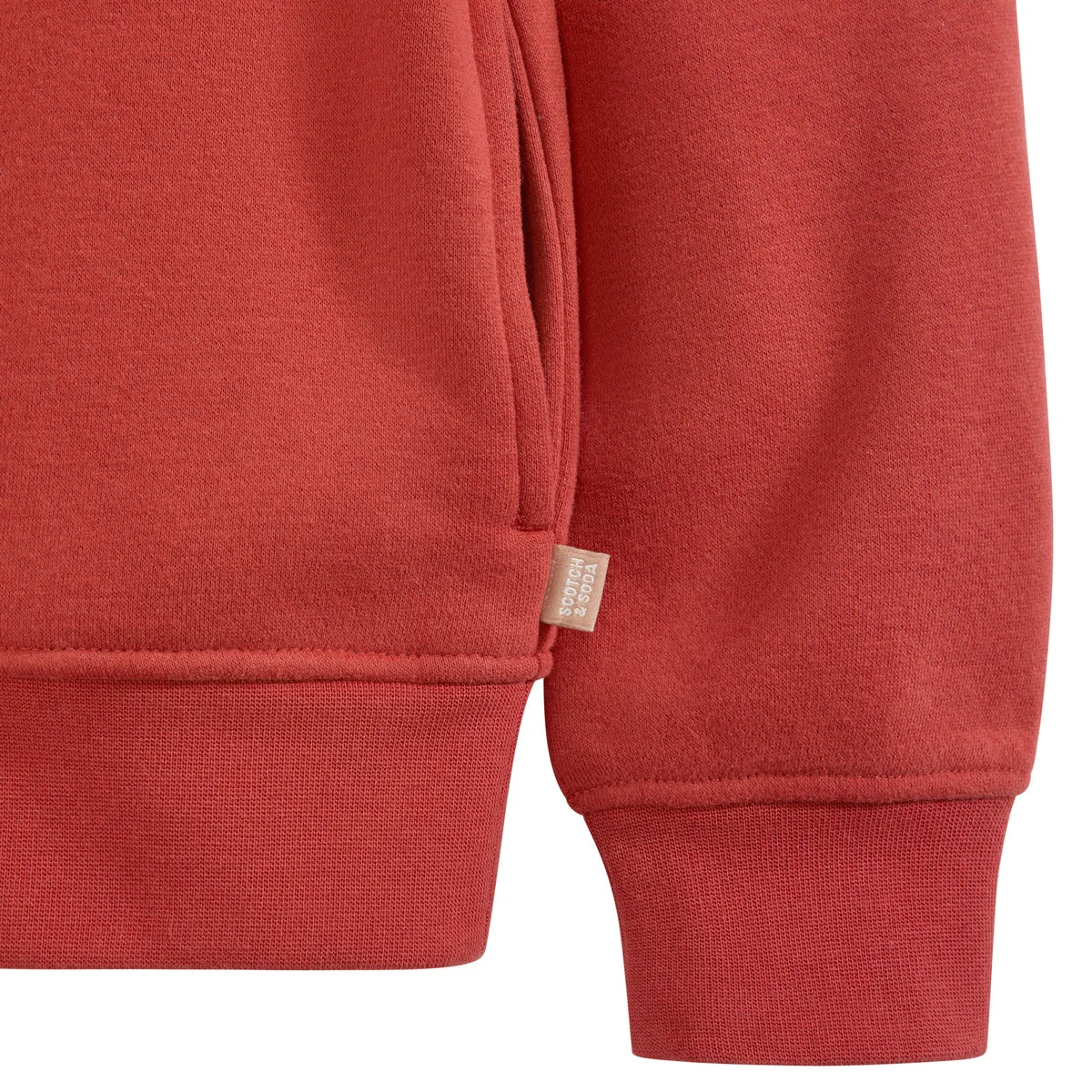 SCOTCH & SODA - Chandail en Molleton pour Enfant-Kids-Crewneck-Sweatshirt-Orange 8091919-1930177