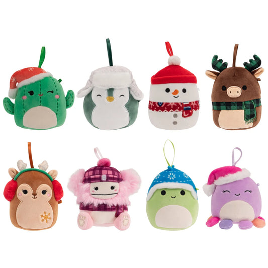 SQUISHMALLOWS - Ensemble de 8 Peluches de Noël-set-8-winter-ornament-costco-1598444