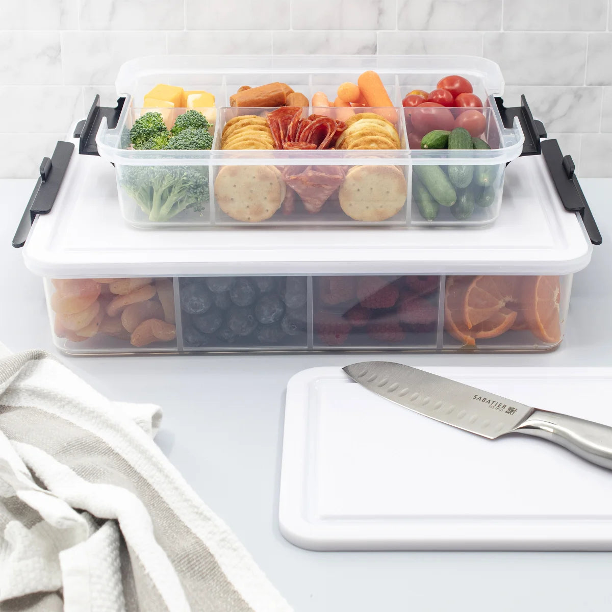 BUID-A-BOARD BY SABATIER - Ensemble de 2 Contenants SnackleBox-pack-costco-1906063-6