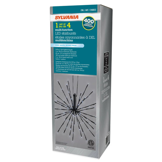 SYLVANIA - 1 Jeu de 4 Étoiles Rayonnantes à Del Multifonctions-set-of-multi-function-led-starbursts-costco-1740032-2