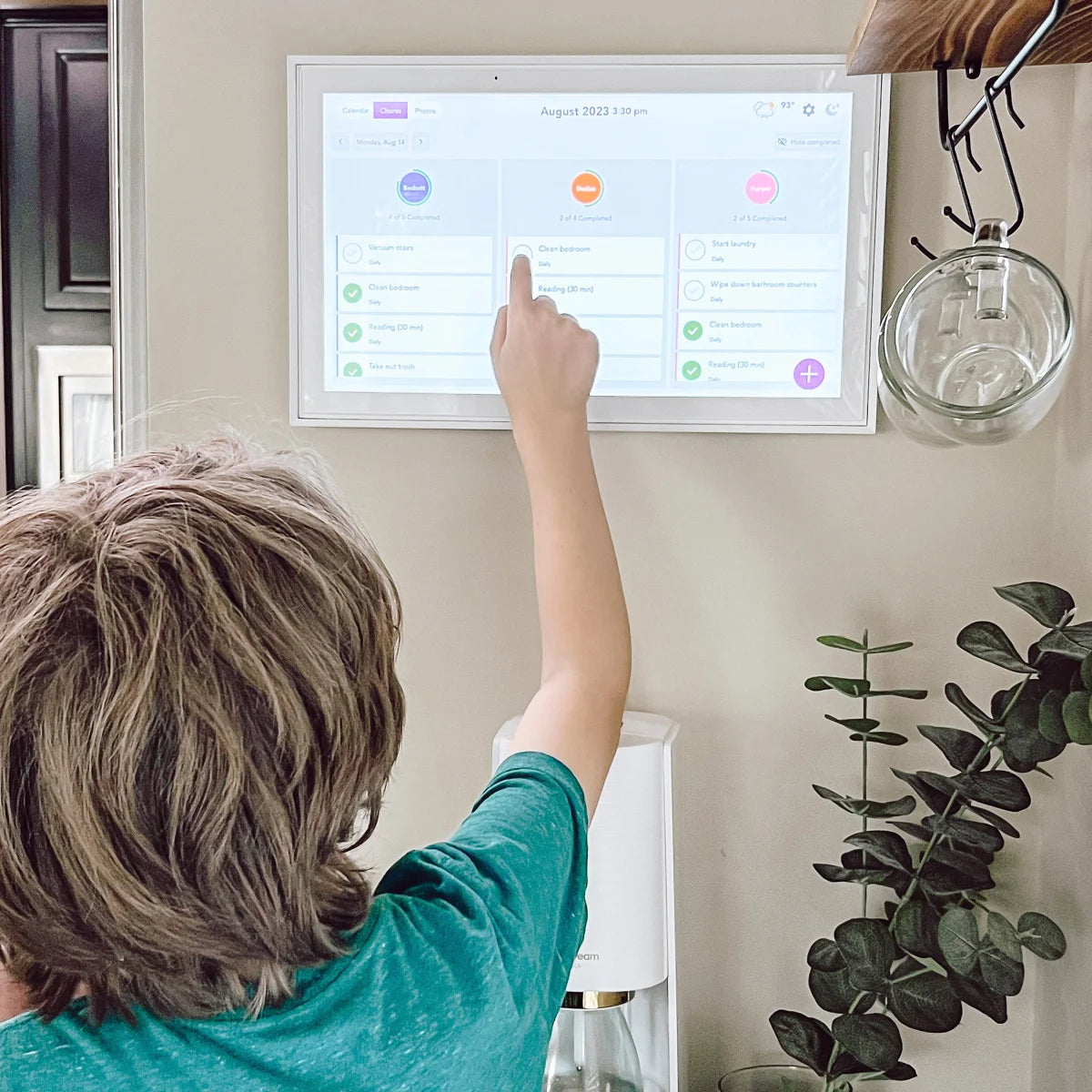 SKYLIGHT - Calendrier Intelligent à Écran Tactile de 15 po *Boite Ouverte*-smart-calendar-touchscreen-in-costco-2779005-white-blanc-8