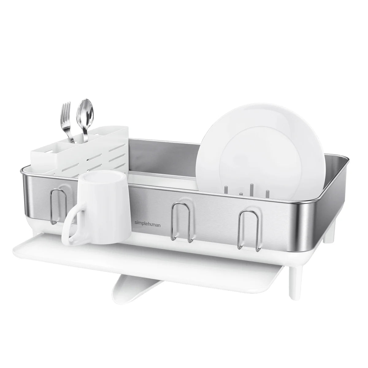SIMPLEHUMAN - Égouttoir en Acier Inoxydable-dish-rack-stainless-steel-costco-1737608