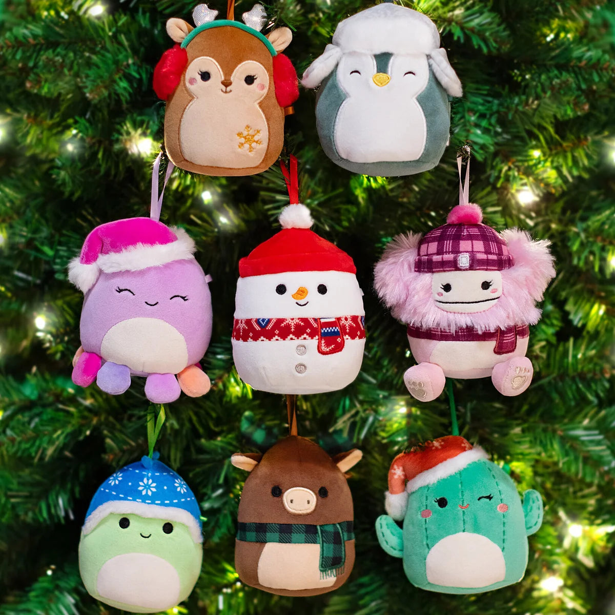 SQUISHMALLOWS - Ensemble de 8 Peluches de Noël-set-8-winter-ornament-costco-1598444-4