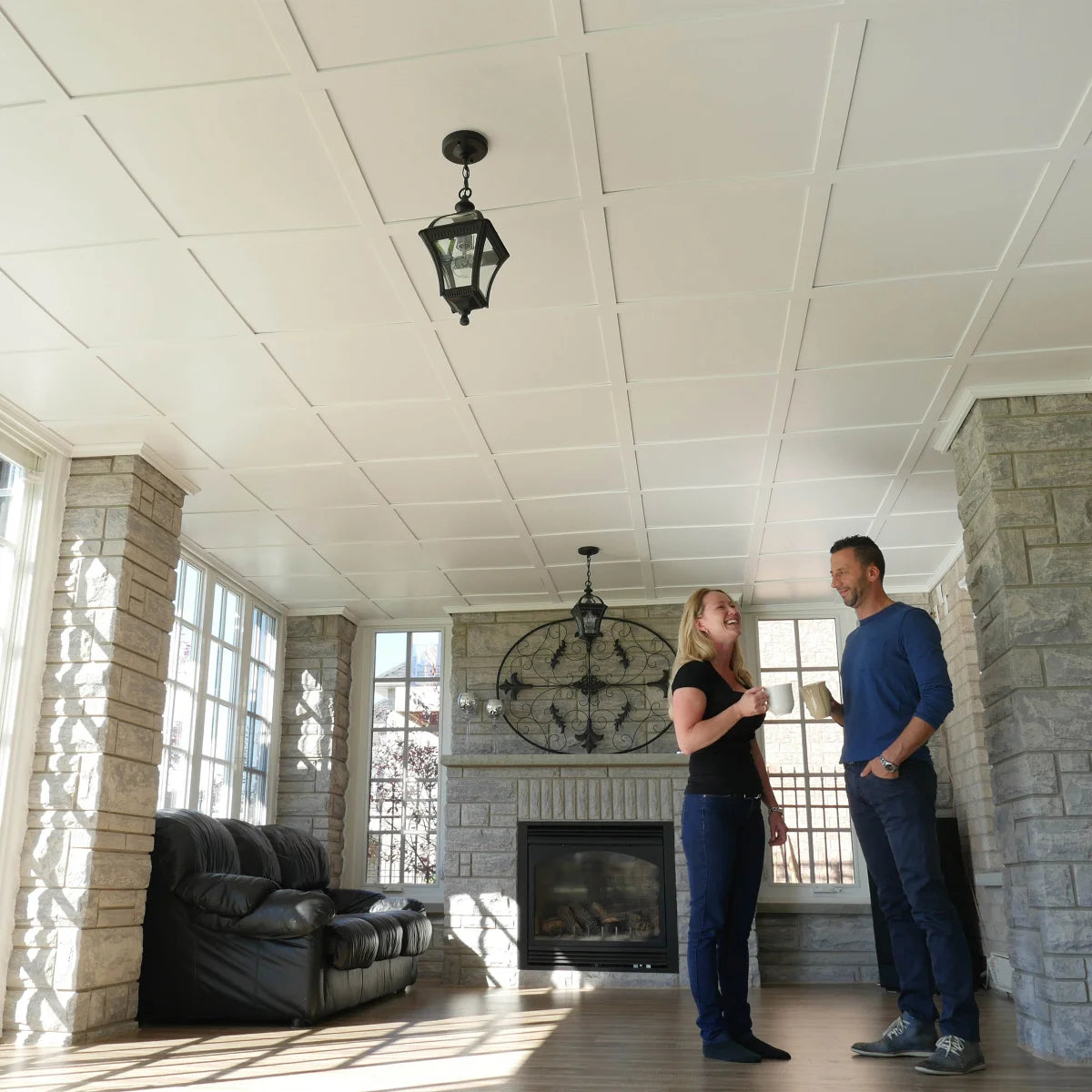SNAPCLIP - Système de Plafond Suspendu de 64 Pieds Carrés-suspended-ceiling-system-costco-1671520-4