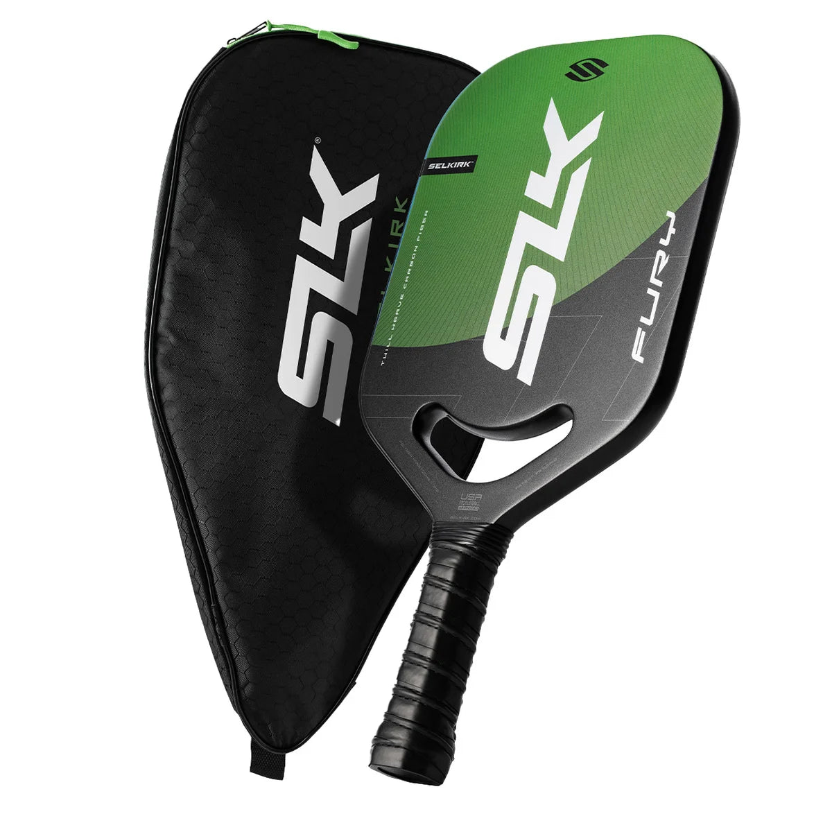 SLK BY SELKIRK - Raquette de Pickleball Fury Max-paddle-carbon-vert-green-costco-1875872