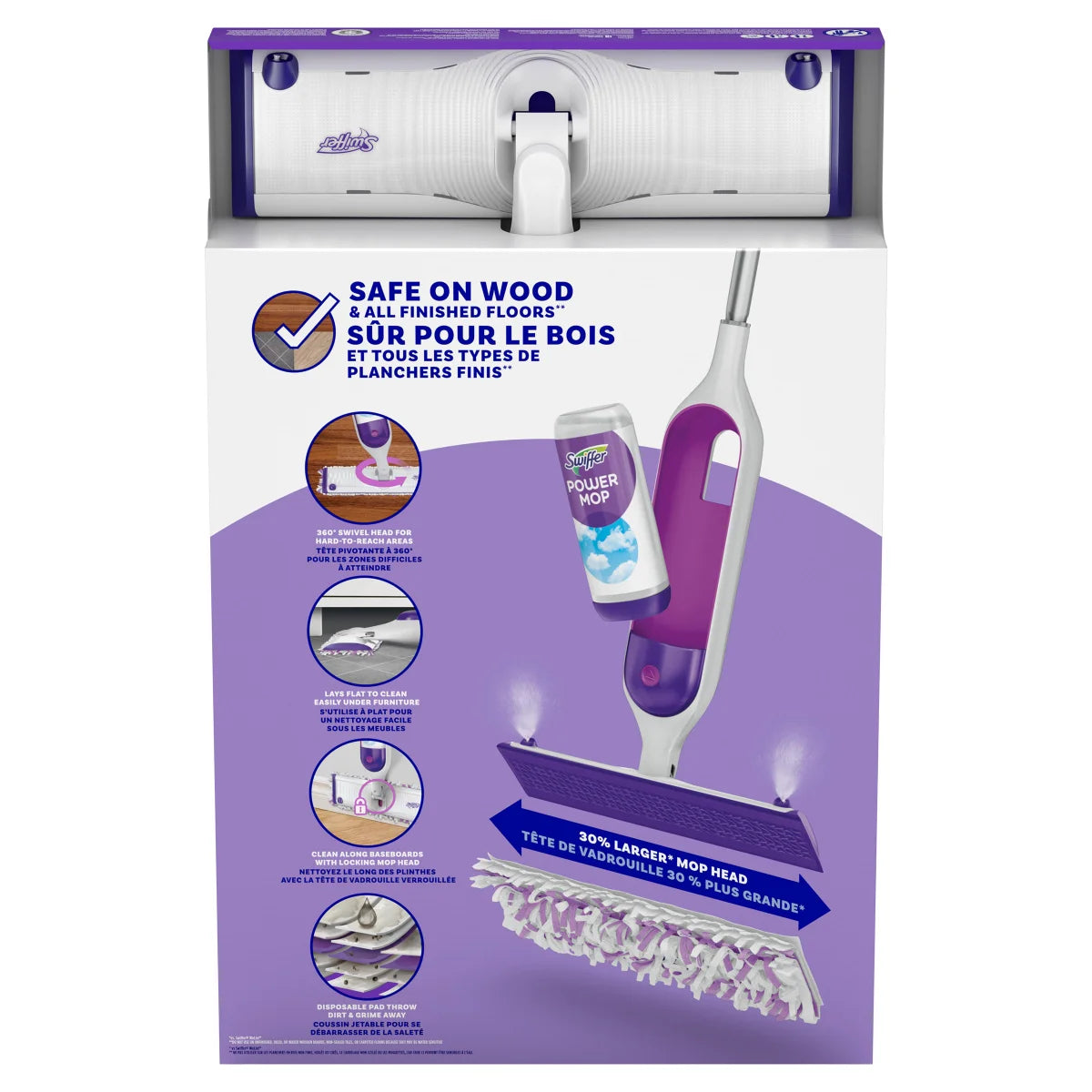 SWIFFER - Trousse de Nettoyage Power Mop-mopping-kit-all-in-one-wet-cleaning-system-costco-1842580-3