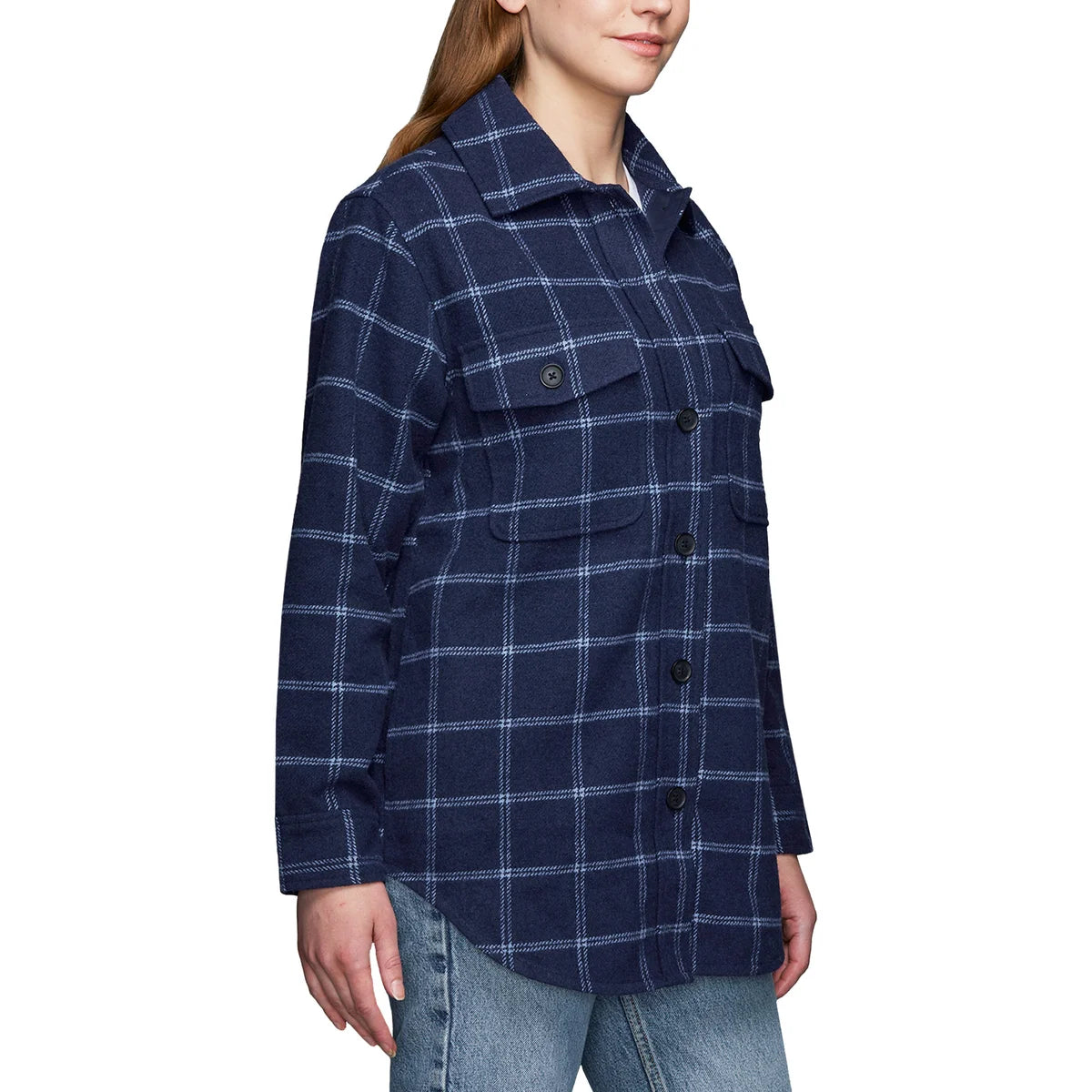 TILLEY - Veste à Carreaux pour Femme-PLAID-JACKET-WOMEN'S-1825502-BLEU-BLUE-2