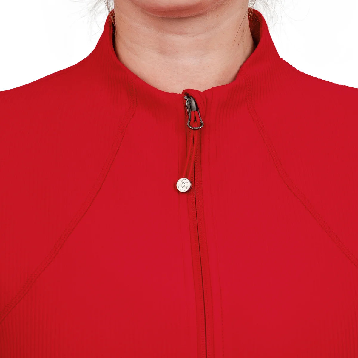 TUFF VEDA - Veste de Yoga Côtelée pour Femme-women's-ribbed-yoga-jacket-costco-6261002-rouge-red-3