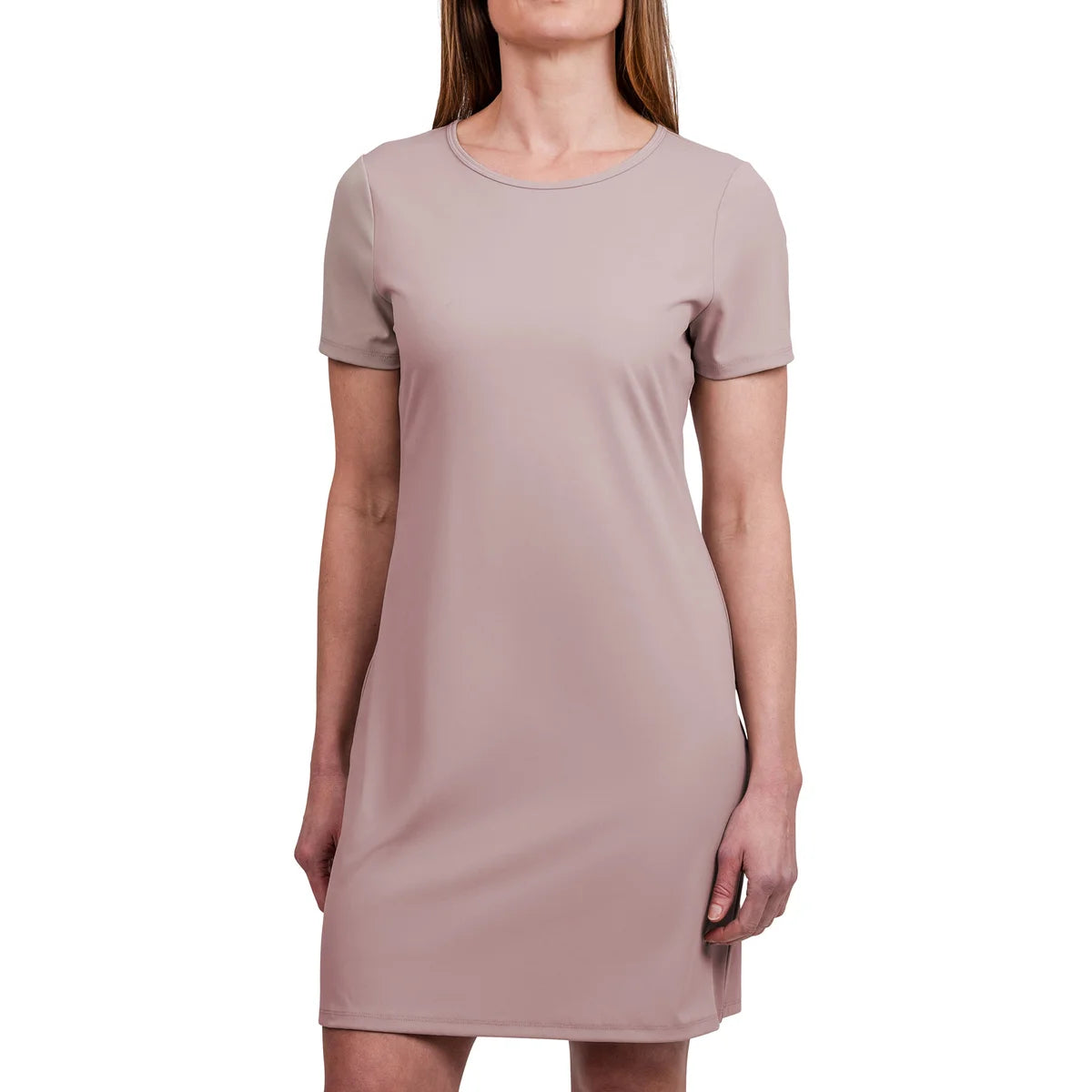 TUFF ATHLETICS - Robe T-Shirt pour Femme-DRESS-WOMEN'S-COSTCO-1837242-TAUPE-HAVANE-TAN-2