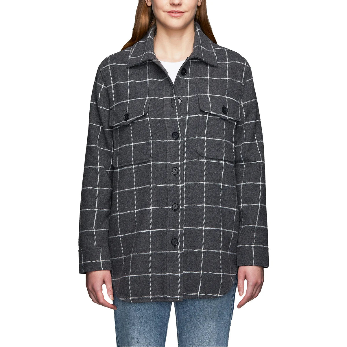 TILLEY - Veste à Carreaux pour Femme-PLAID-JACKET-WOMEN'S-1825500-GRIS-GREY