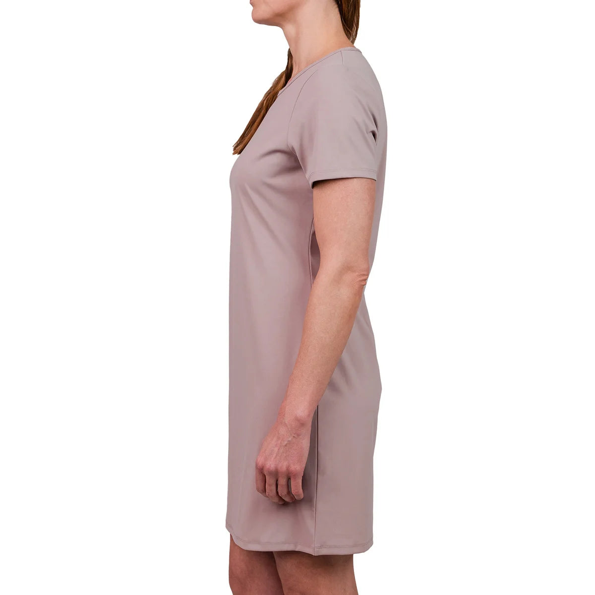 TUFF ATHLETICS - Robe T-Shirt pour Femme-DRESS-WOMEN'S-COSTCO-1837242-TAUPE-HAVANE-TAN-4