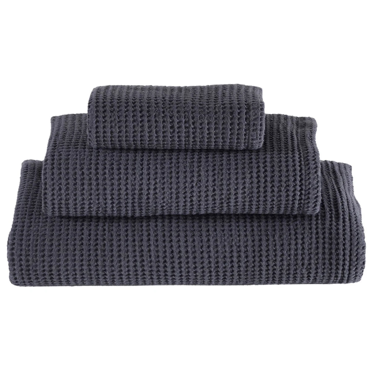 TALESMA - Ensemble de 3 Serviettes de Bain-bath-set-piece-towel-costco-2482094-dark-grey-gris-foncé