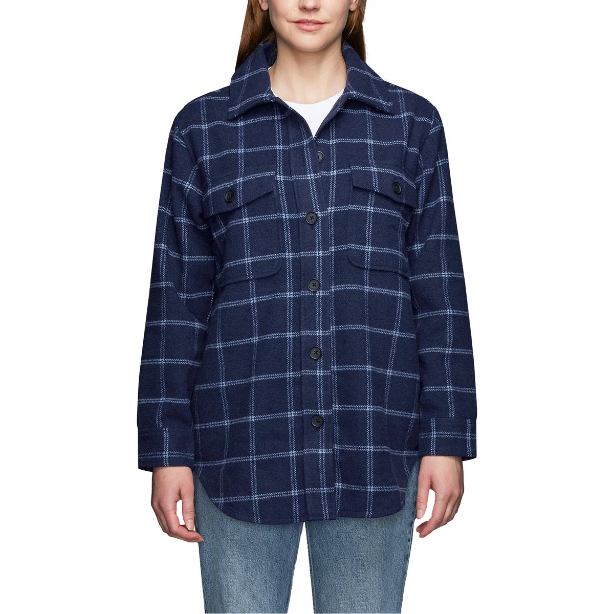 TILLEY - Veste à Carreaux pour Femme-PLAID-JACKET-WOMEN'S-1825502-BLEU-BLUE