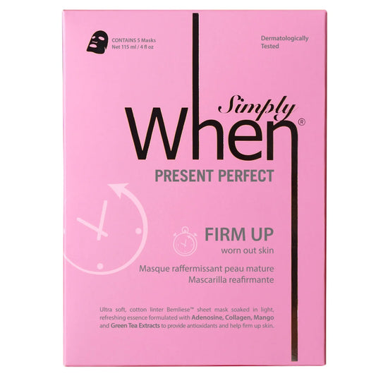 SIMPLY WHEN - Paquet de 5 Masques Raffermissant Peau Mature Present Perfect-pack-firm-up-masks-costco-1915666-rose-pink-2