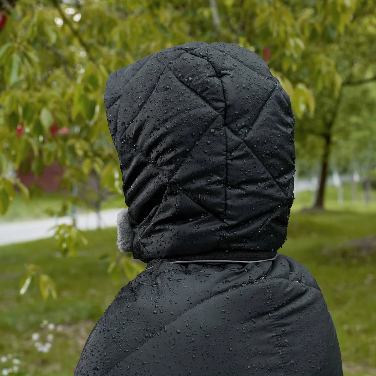 WEATHERPROOF VINTAGE - Couverture d'Extérieur à Capuchon-hooded-outdoor-blanket-costco-1796204-noir-black-6