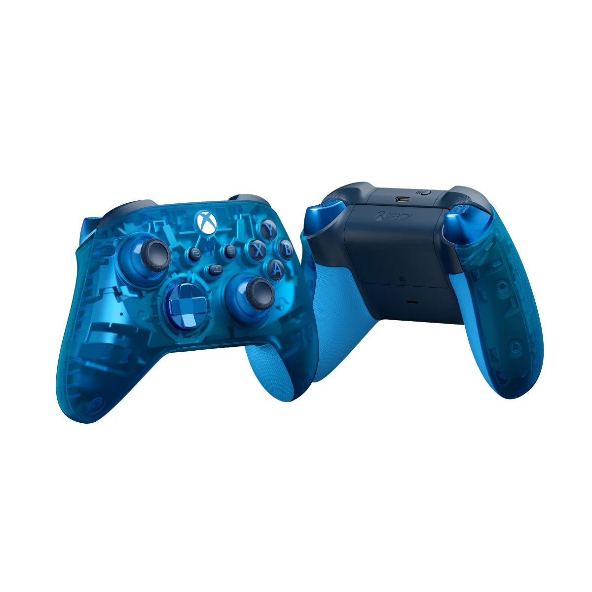 XBOX - Manette Sans Fil Édition Spéciale Sky Cipher-special-edition-wireless-controller-costco-1867336-blue-bleu-4