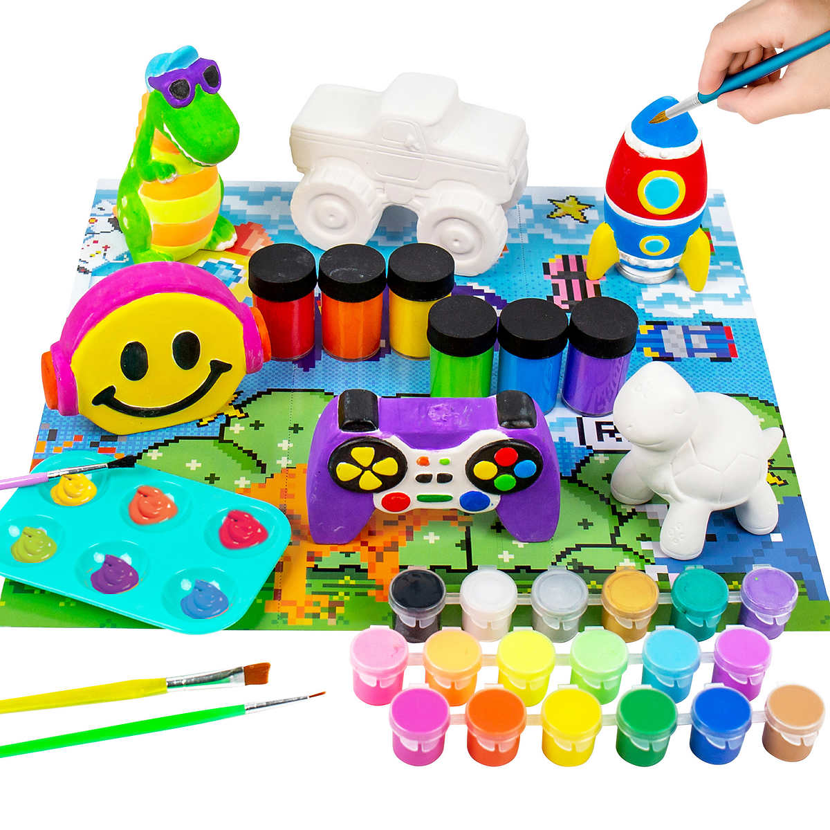 just-my-style-peins-ta-propre-troupe-dinosaure-dino-squat-paint-your-own-3