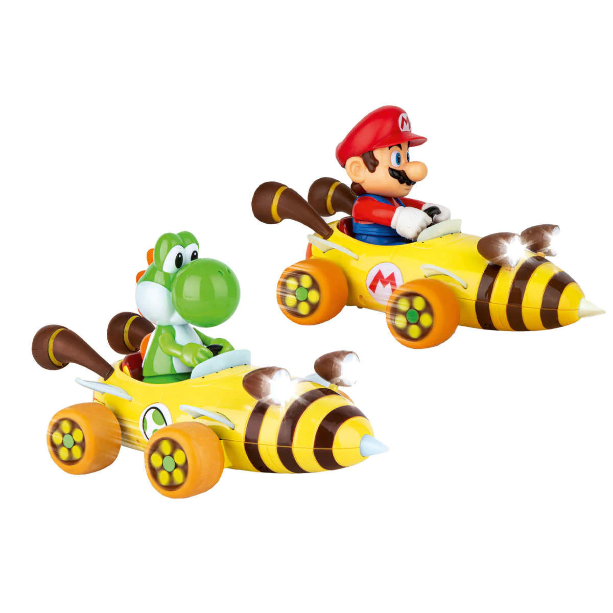 CARRERA-RC-ENSEMBLE-2-VOITURES-RADIOCOMMANDÉES-BUMBLE-V-MARIO-YOSHI-MARIO-KART-2