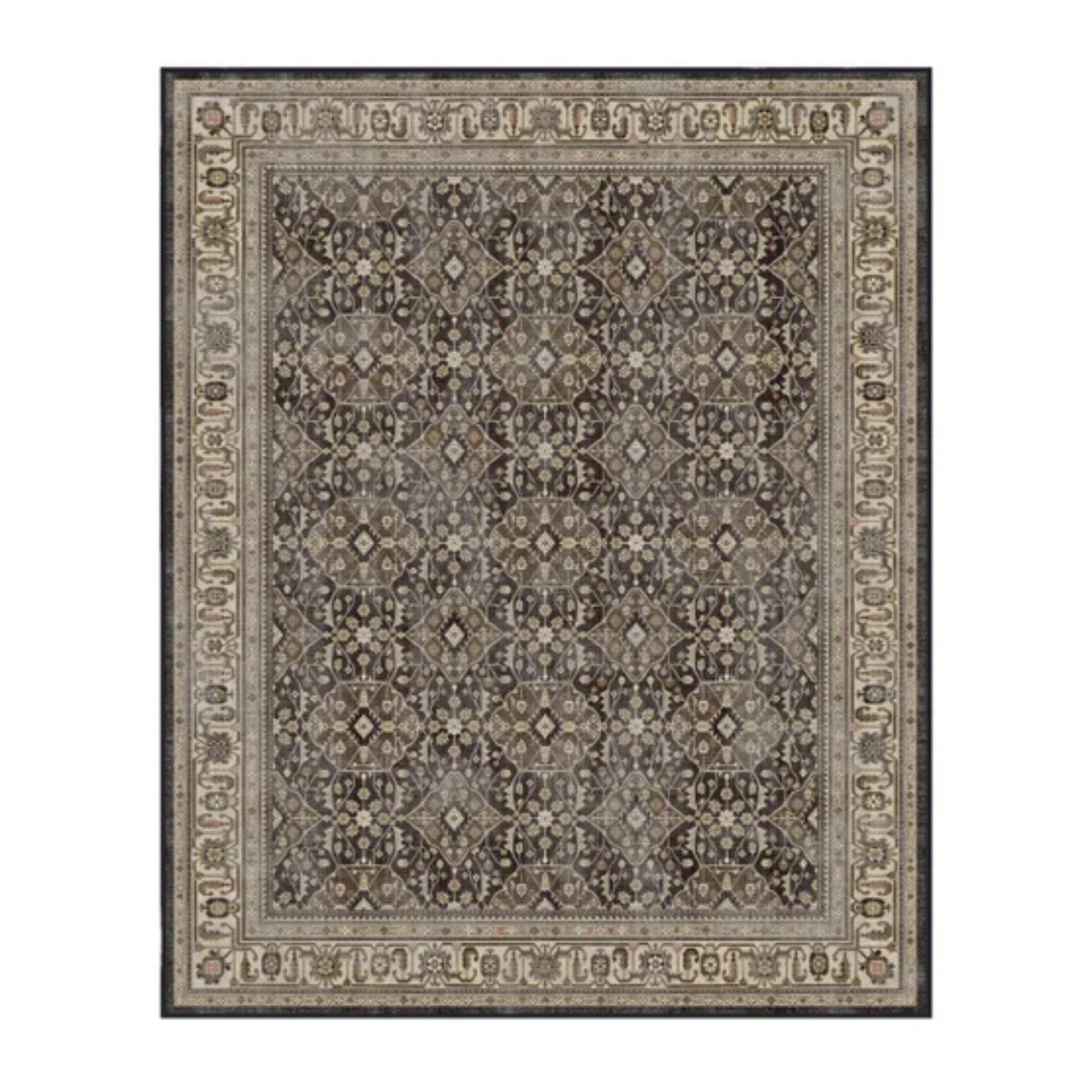 RUGGABLE - Tapis Lavable de 8 x 10 pi *Boite Ouverte*-washable-rug-costco-1837275-1858700-alessia-brun-brown-5