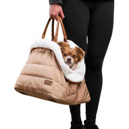 HOTEL DOGGY - Siège d'Auto et Transporteur de Luxe pour Chien-deluxe-car-seat-and-&-carrier-costco-1833892-beige-3