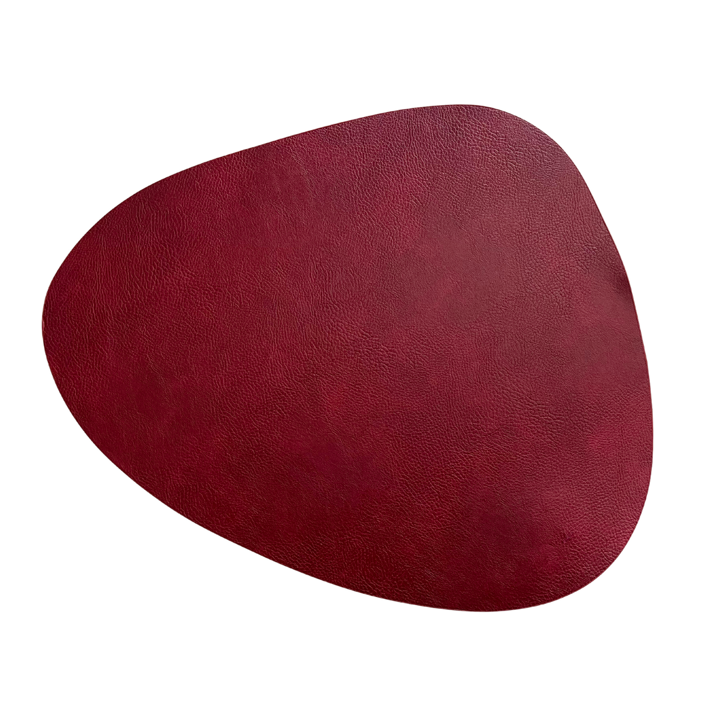 napperon-triangulaire-similicuir-triangular-placemat-faux-cuir-leather-rouge-red