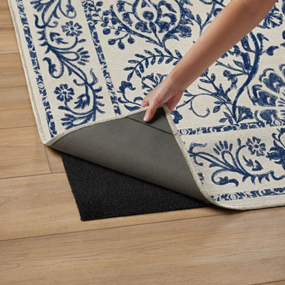 RUGGABLE - Tapis Lavable de 8 x 10 pi *Boite Ouverte*-washable-rug-costco-1837275-delphina-1858705-bleu-blue-3