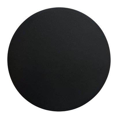 napperon-similicuir-faux-cuir-rond-round-placemat-leather-noir-black