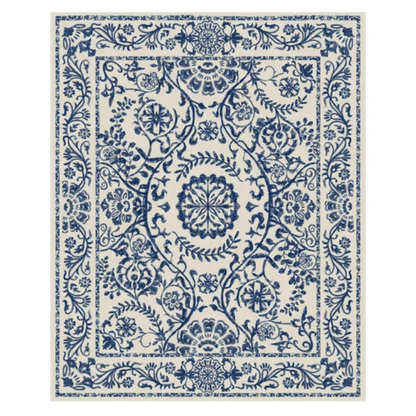 RUGGABLE - Tapis Lavable de 8 x 10 pi *Boite Ouverte*-washable-rug-costco-1837275-delphina-1858705-bleu-blue-5