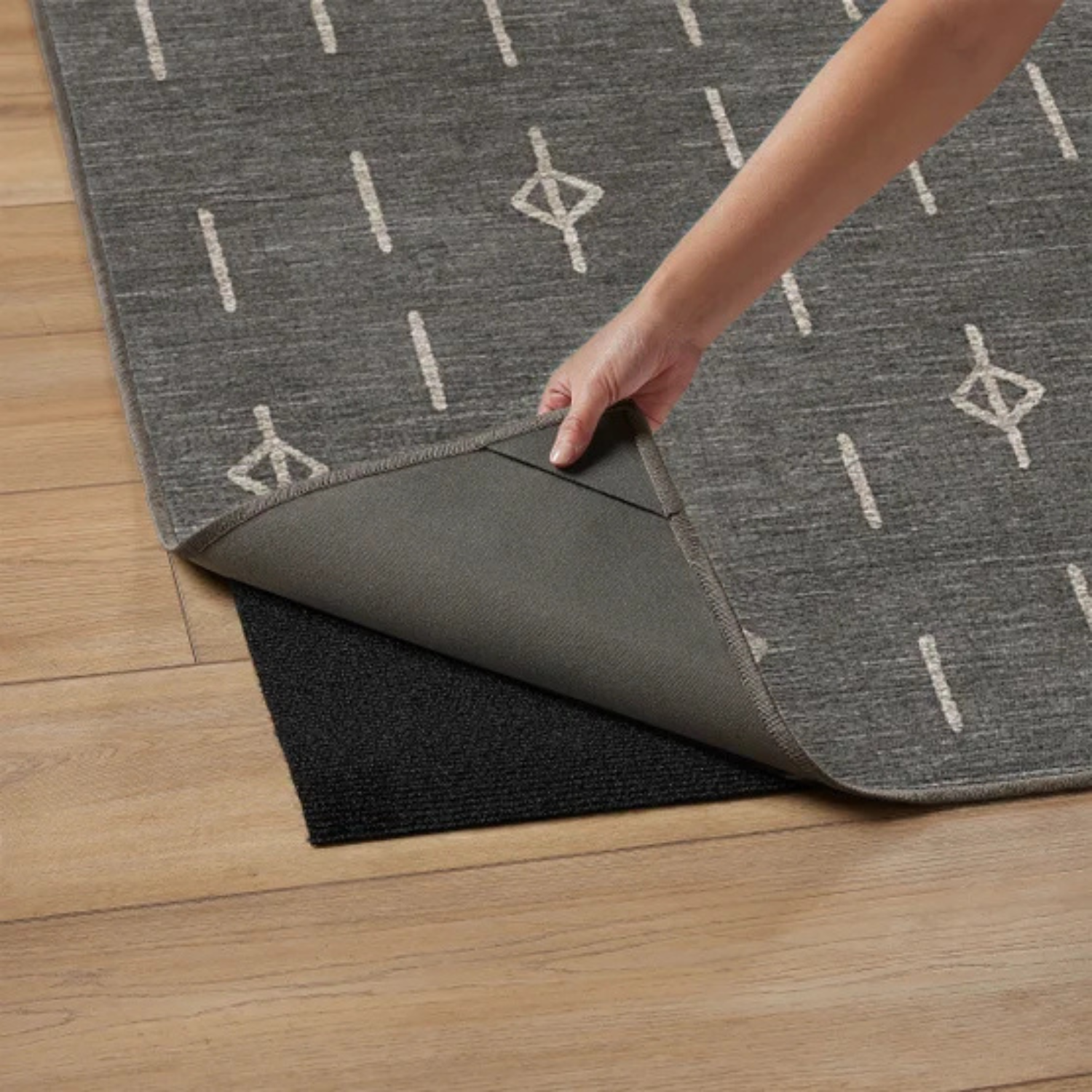 RUGGABLE - Tapis Lavable de 8 x 10 pi *Boite Ouverte*-washable-rug-costco-1837275-alina-gris-grey-1858702-3