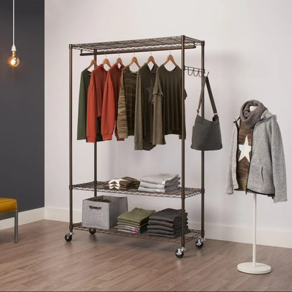 TRINITY - Porte-Vêtements Mobile *Boite Ouverte*-MOBILE-GARMENT-RACK-COSTCO-1311350